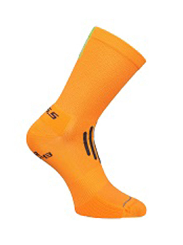 Q36.5 Ultra Unique Cycling Socks in Mango